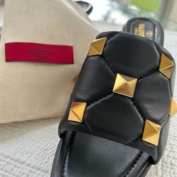 Valentino slides worn once pristine condition - Picture 6 of 8